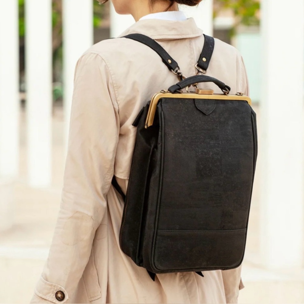 Elegant Black Women's Backpack